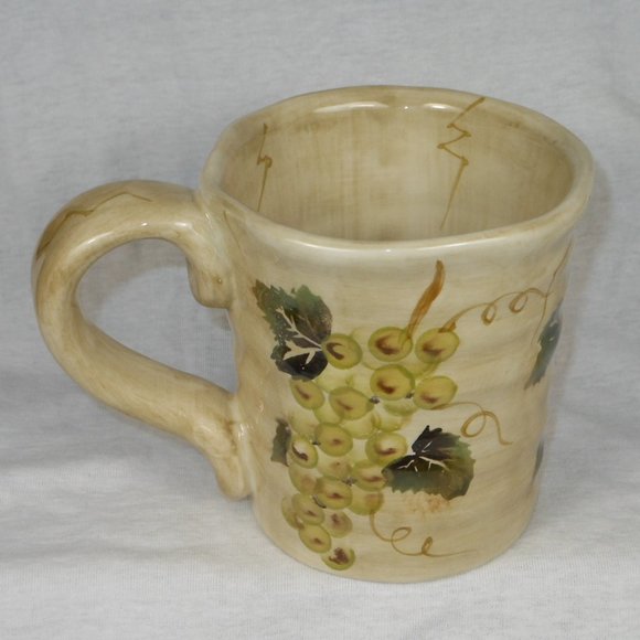 hand painted coffee mug. Table Tops unlimited CABERNET - Picture 4 of 6